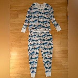 Hanna Andersson Ski Slope Pajama Set, women’s large